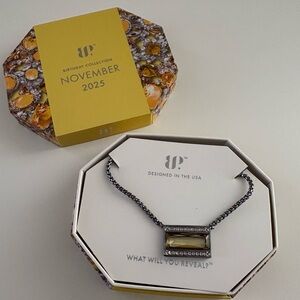 Bomb Party Nov25 Rare Unicorn Necklace NK23475 Citrine Hematite Plating